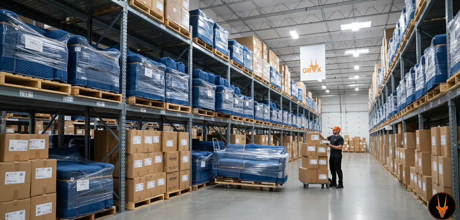 ORYX Moving - Professional warehouse storage facility